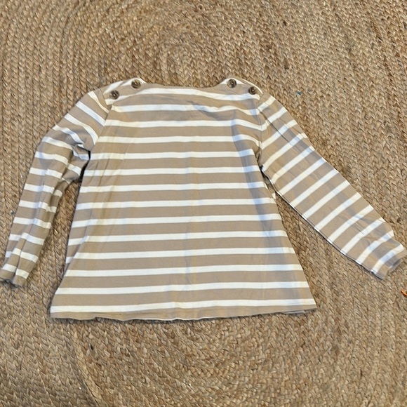 The Nines by HATCH™ Long Sleeve Jersey Maternity Blouse Striped M - Picture 4 of 4